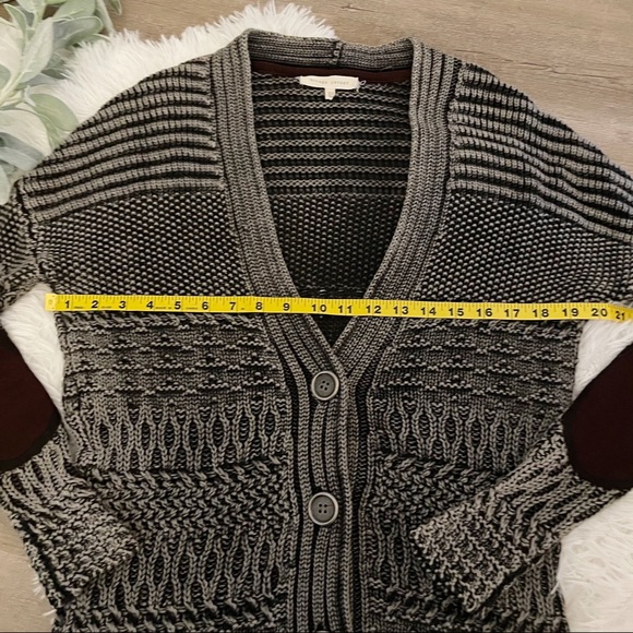 Gilded Intent Buckle Cardigan Elbow Patches - Picture 6 of 14